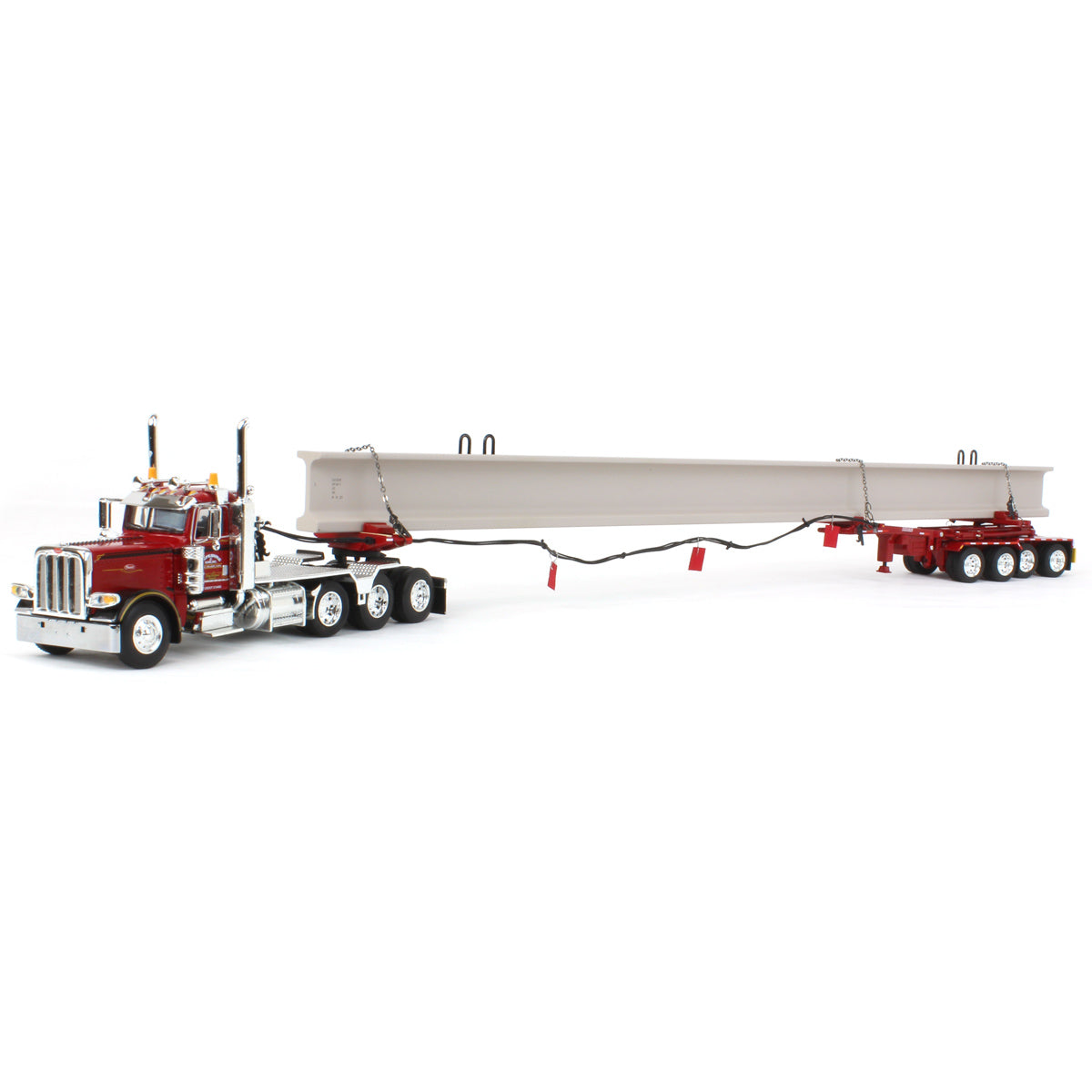 1/64 Peterbilt 389 Semi Truck with ERMC Hydra-Steer Trailer & 90ft