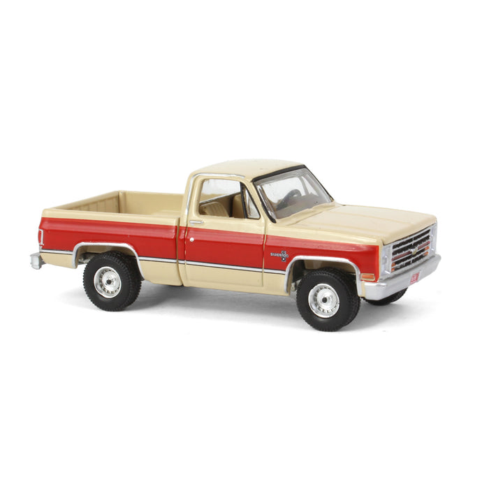 1/64 Tan & Red 1987 Chevrolet Silverado by Auto World