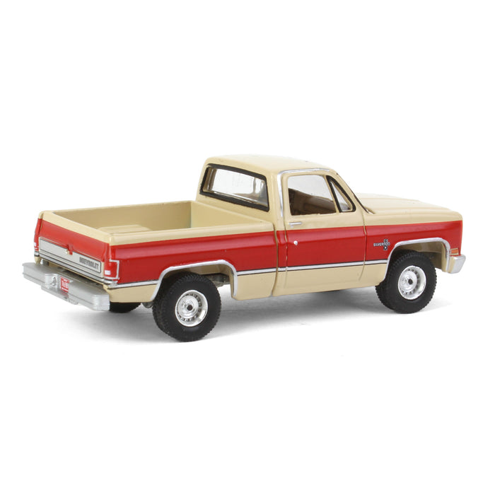 1/64 Tan & Red 1987 Chevrolet Silverado by Auto World