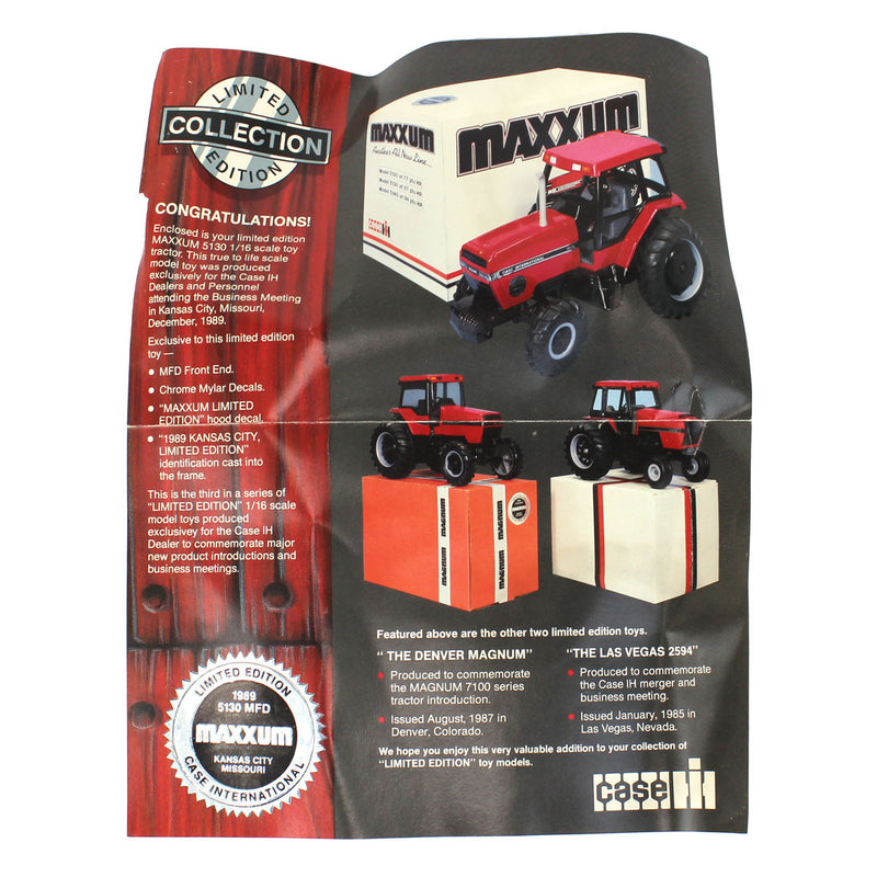 1/16 Case IH 5130 Maxxum, Kansas City, MO Dealer Edition