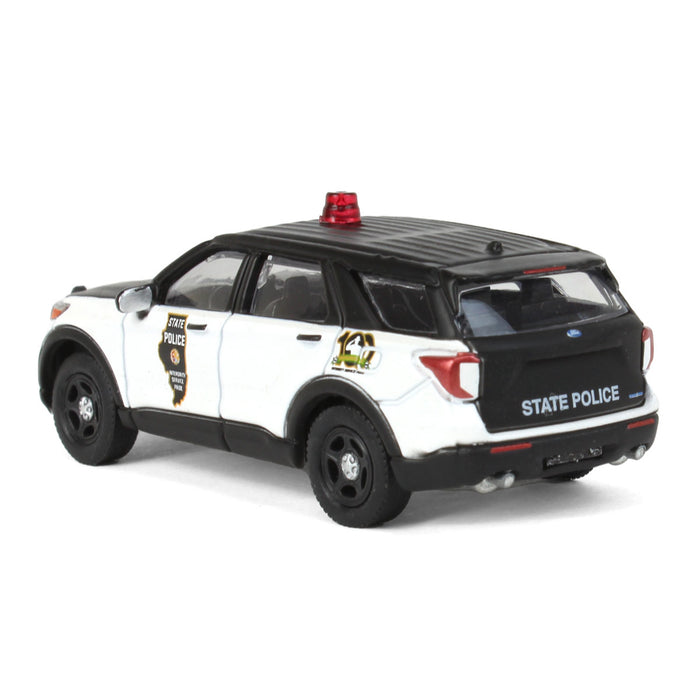 1/64 2022 Ford Police Interceptor Utility, Illinois State Police 100th, Anniversary Collection Series 14