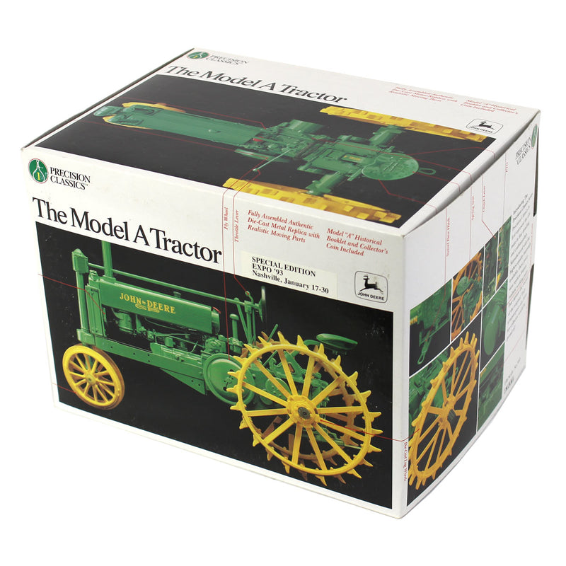 1/16 John Deere Model A Tractor with Steel Wheels, ERTL Precision Classics #1, 1993 Nashville Expo Special Edition