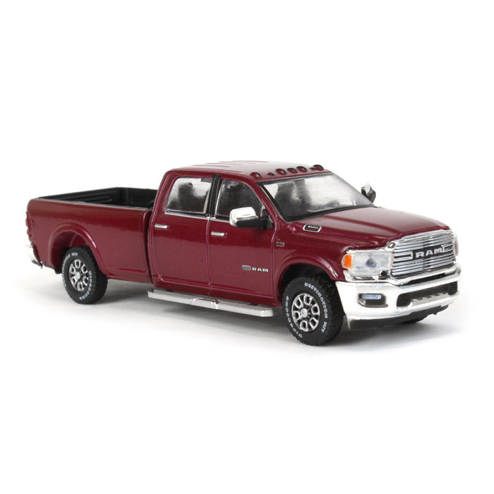 1/64 2022 RAM 3500 Limited Longhorn, Delmonico Red, Showroom Floor Series 1