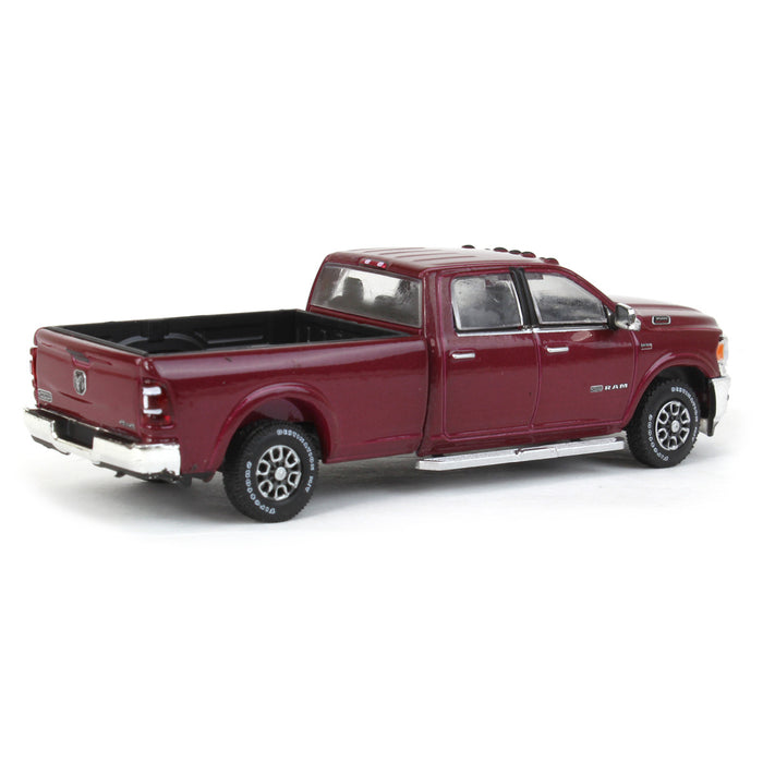 1/64 2022 RAM 3500 Limited Longhorn, Delmonico Red, Showroom Floor Series 1