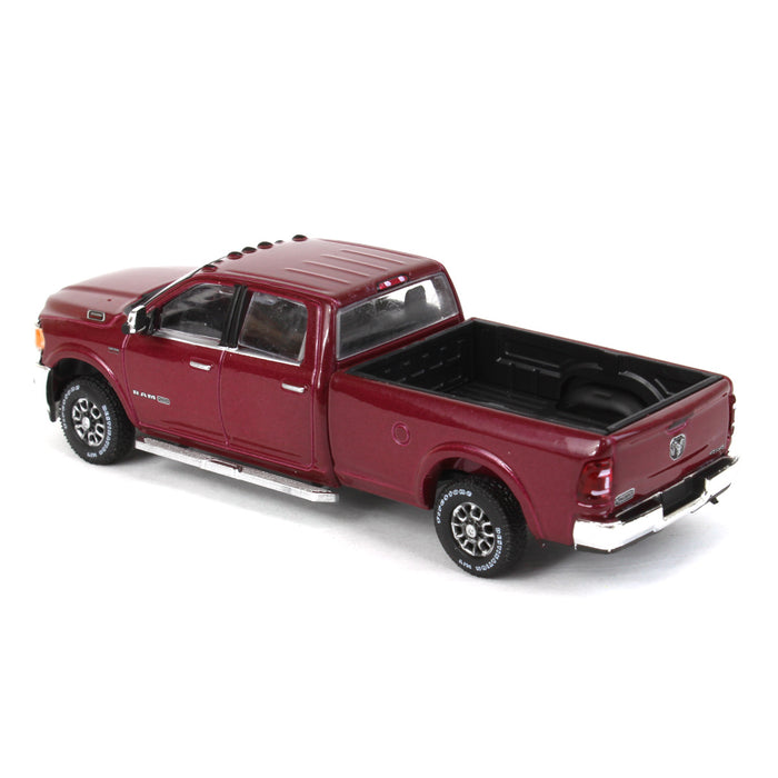 1/64 2022 RAM 3500 Limited Longhorn, Delmonico Red, Showroom Floor Series 1