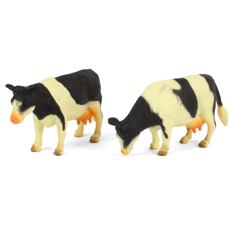 1/32 2 Piece Black and White Cow Set