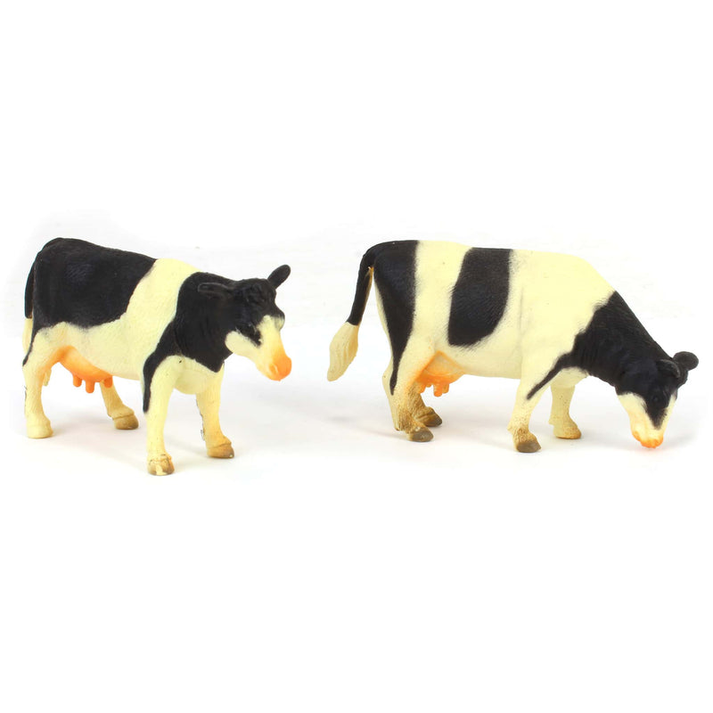 1/32 2 Piece Black and White Cow Set