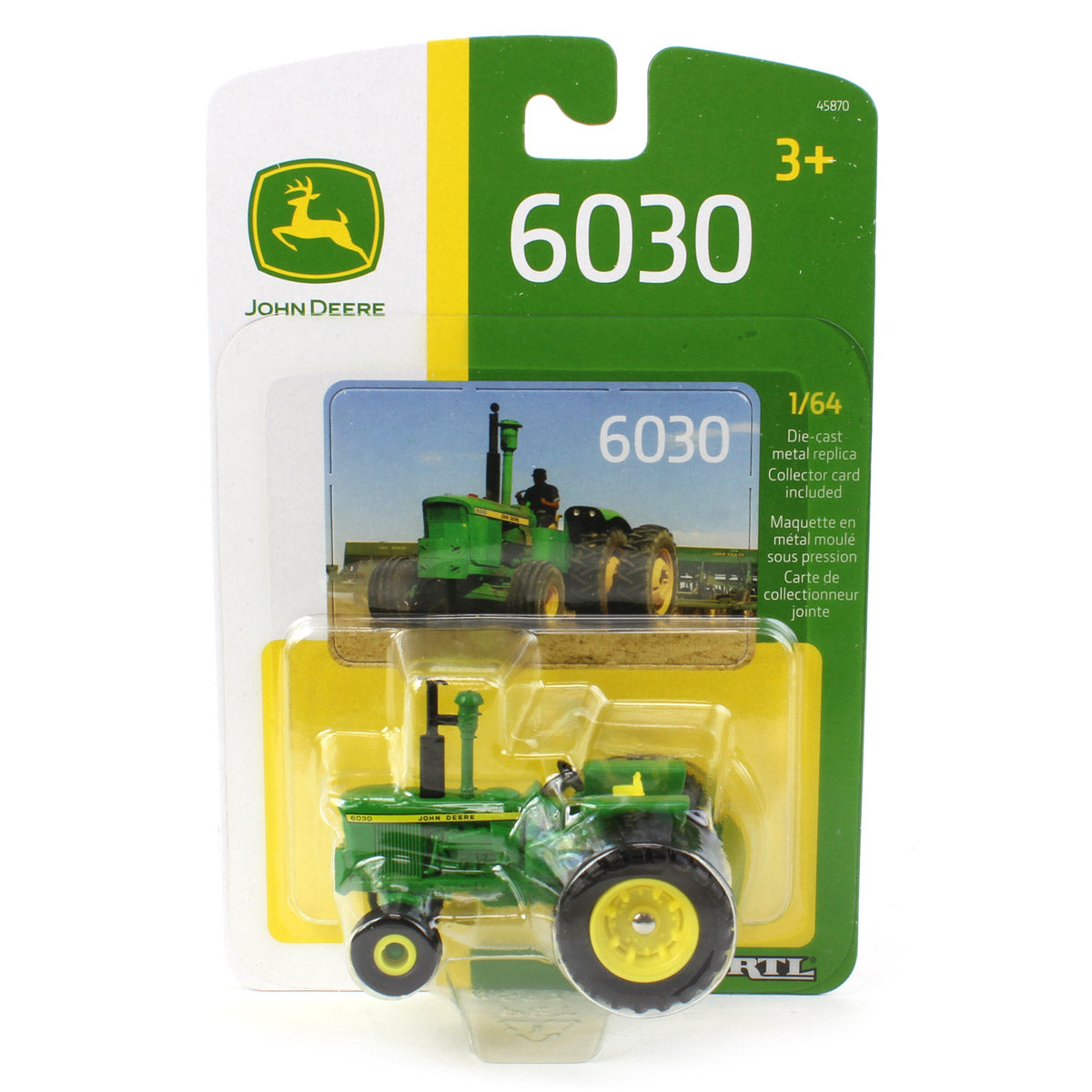 1/64 John Deere 6030 Open Station Tractor with Rear Duals