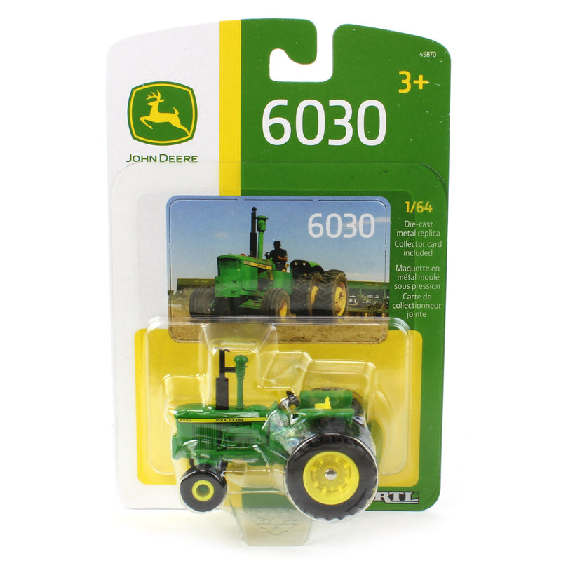 1/64 John Deere 6030 Open Station Tractor with Rear Duals & Fenders by ERTL
