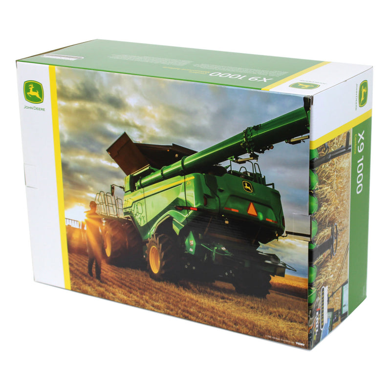 1/32 John Deere X9 1000 Combine with Corn Head & Draper Head, ERTL Prestige Collection