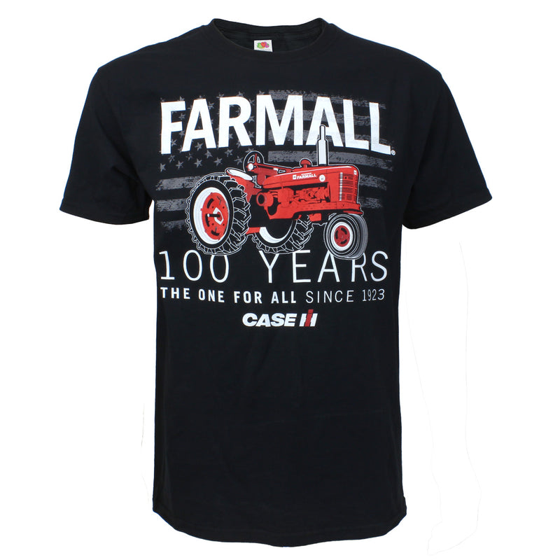 Farmall 100 Years Black Short Sleeve T-Shirt