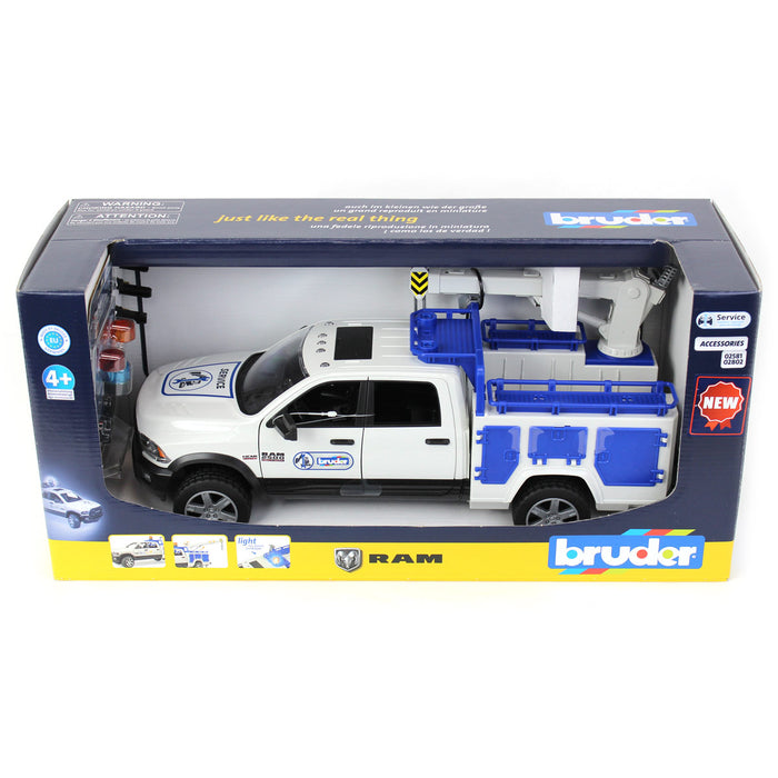 1/16 Ram 2500 Service Truck with Rotating Beacon Light by Bruder