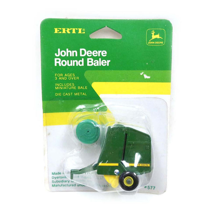 1/64 John Deere Round Baler with Bale by ERTL (No Model Number)