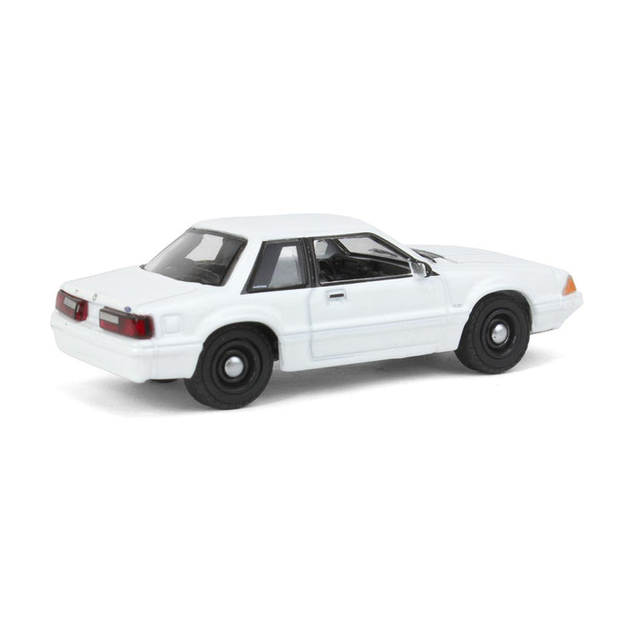 1/64 1987-93 Ford Mustang SSP, Blank White, Hot Pursuit