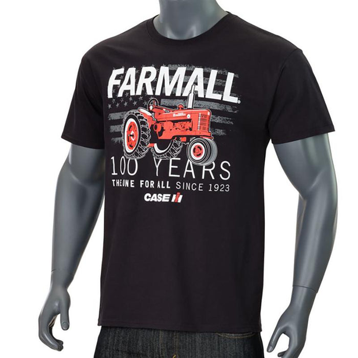 Farmall 100 Years Black Short Sleeve T-Shirt