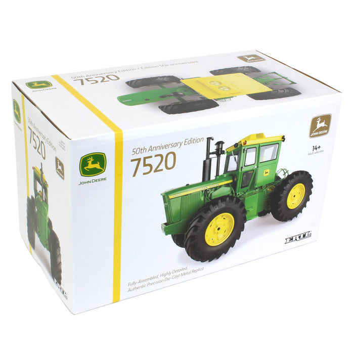 1/16 John Deere 7520 4WD 50th Anniversary Tractor, ERTL Precision Series