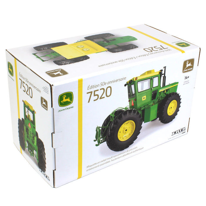 1/16 John Deere 7520 4WD 50th Anniversary Tractor, ERTL Precision Series