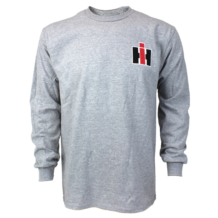 Adult International 1460 Combine Gray Long Sleeve T-Shirt