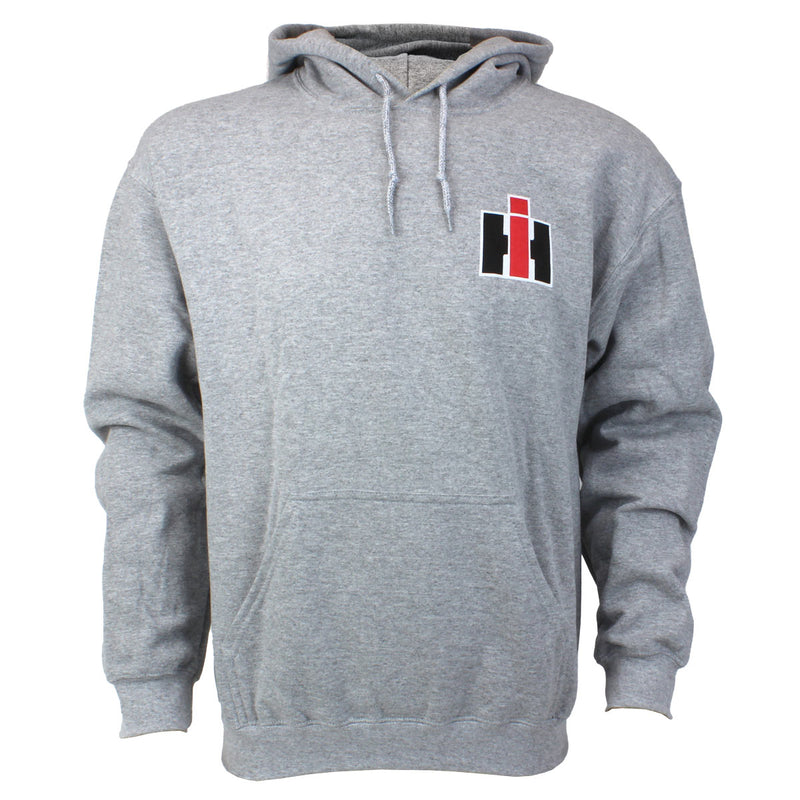 Adult International 1460 Combine Gray Hooded Sweatshirt