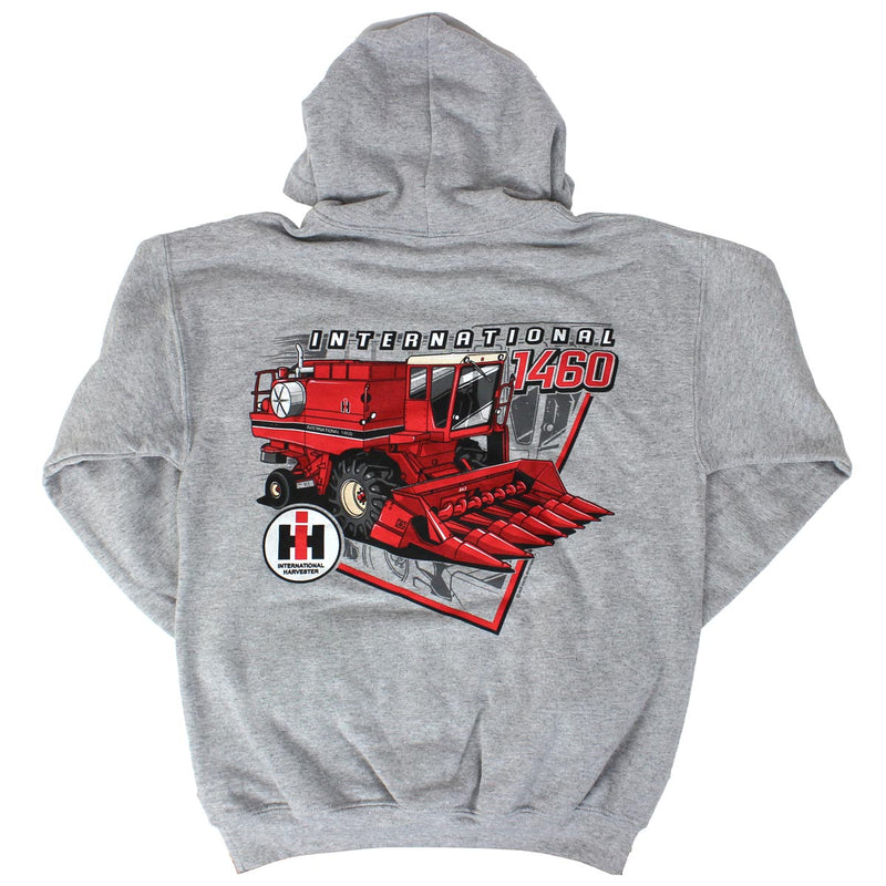 Youth International 1460 Combine Gray Hooded Sweatshirt