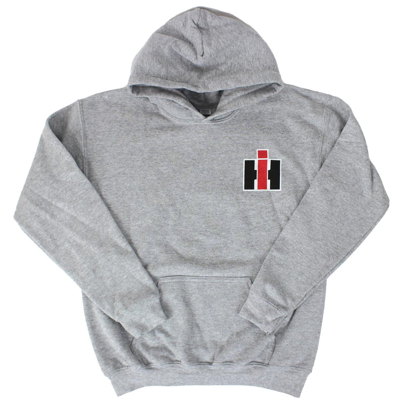 Youth International 1460 Combine Gray Hooded Sweatshirt