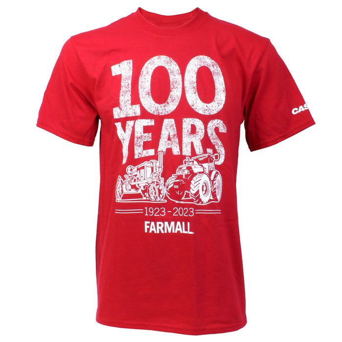 Farmall 100 Years 1923-2023 Red Short Sleeve T-Shirt