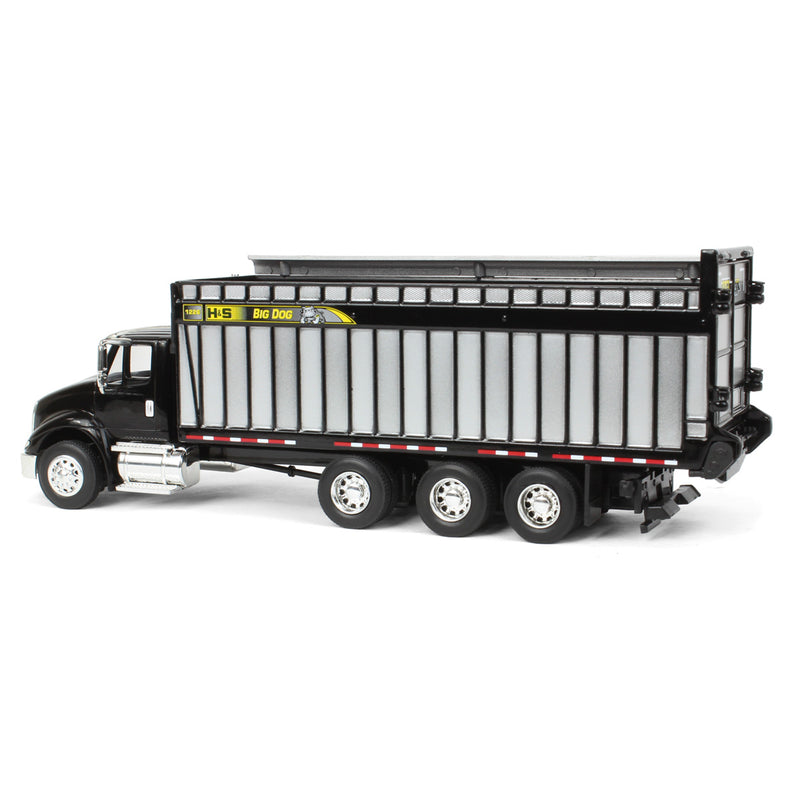 1/64 Black International 8600 Truck with H&S Big Dog 1226 Forage Box by SpecCast