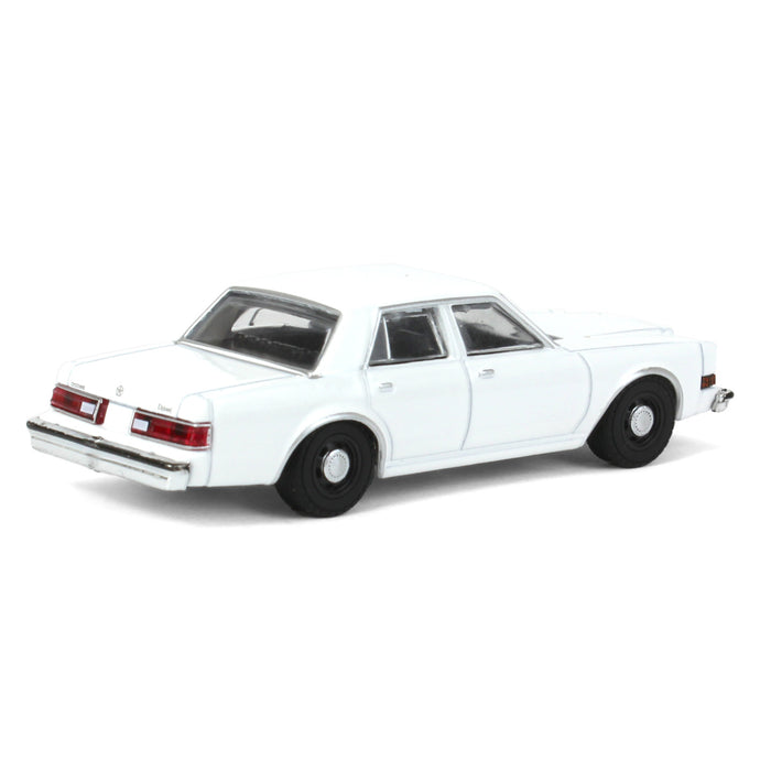 1/64 1980-89 Dodge Diplomat, Blank White, Hot Pursuit