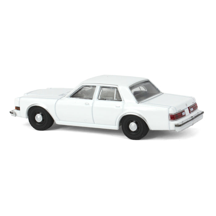 1/64 1980-89 Dodge Diplomat, Blank White, Hot Pursuit