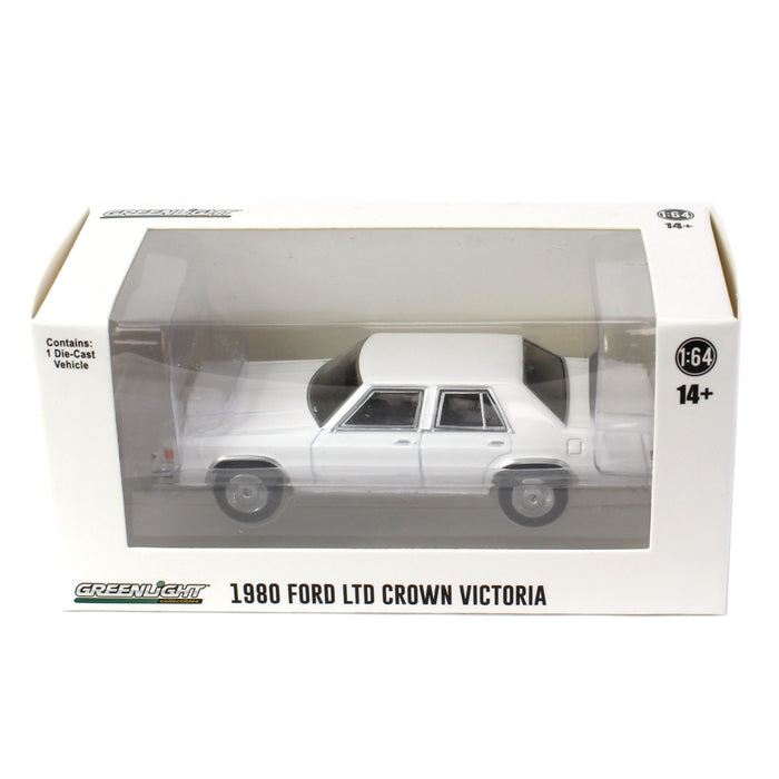 1/64 1980-91 Ford LTD Crown Victoria, Blank White, Hot Pursuit