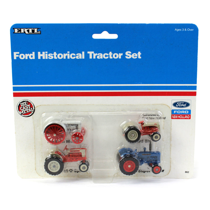 1/64 Ford Historical 4 Piece Tractor Set by ERTL