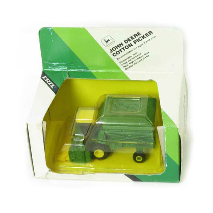 (B&D) 1/80 John Deere Cotton Picker, Made by ERTL in the 1980s - Displayed, Damaged Pack