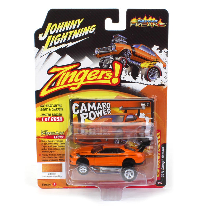 1/64 Johnny Lightning Street Freaks 2022 Release 2A - 2011 Chevrolet Camaro, Zingers