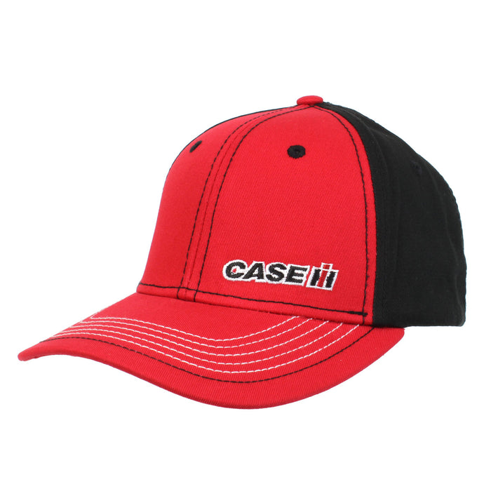 Case IH Red and Black Chino Twill Back Cap