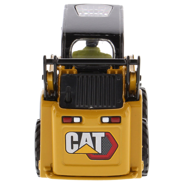 1/32 CAT 272D3 Skid Steer Loader w/ Bucket, Fork and Grapple Tools