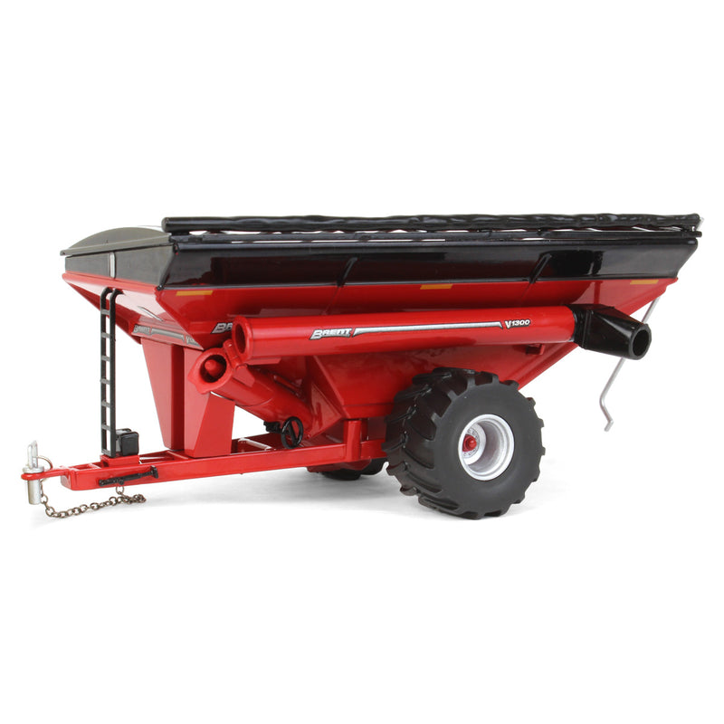 1/64 Brent V1300 Grain Cart with Flotation Tires by SpecCast, Red