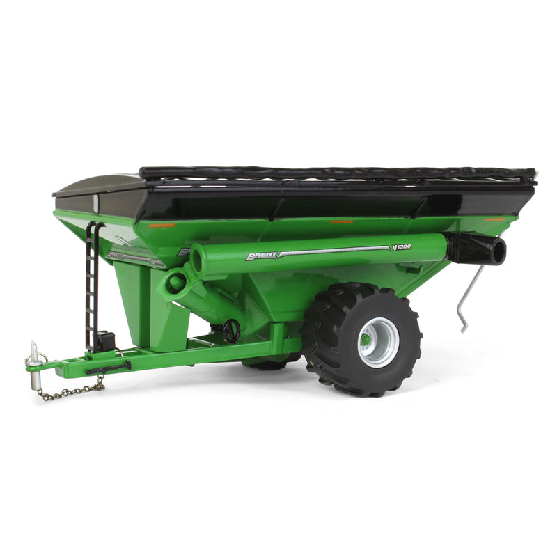 1/64 Brent V1300 Grain Cart with Flotation Tires by SpecCast, Green