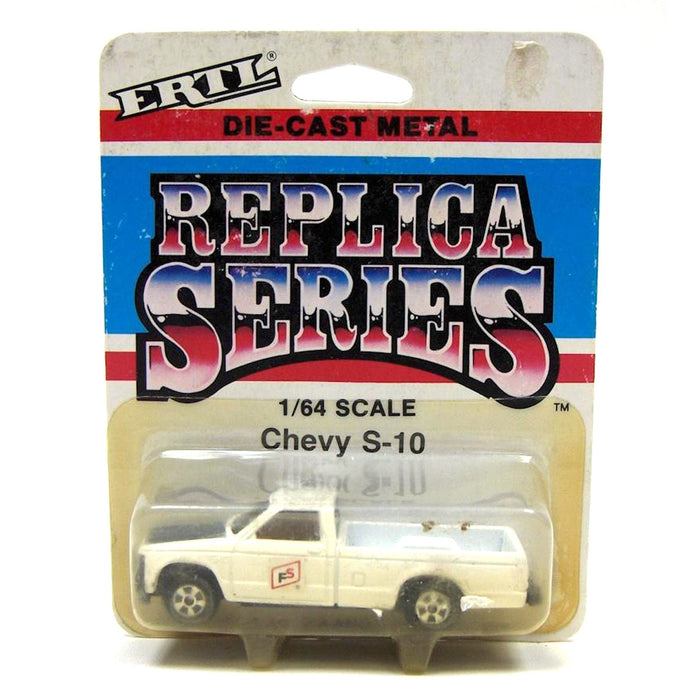 1/64 Chevy S-10 White Pickup with FS Logo by ERTL
