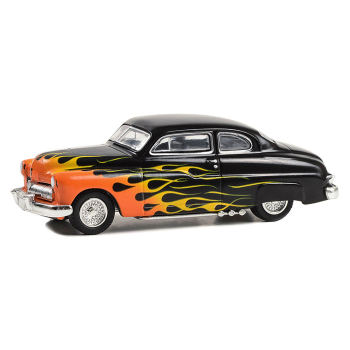 1/64 1949 Mercury Eight 2-Door Coupe, Black with Flames, Hobby Exclusive