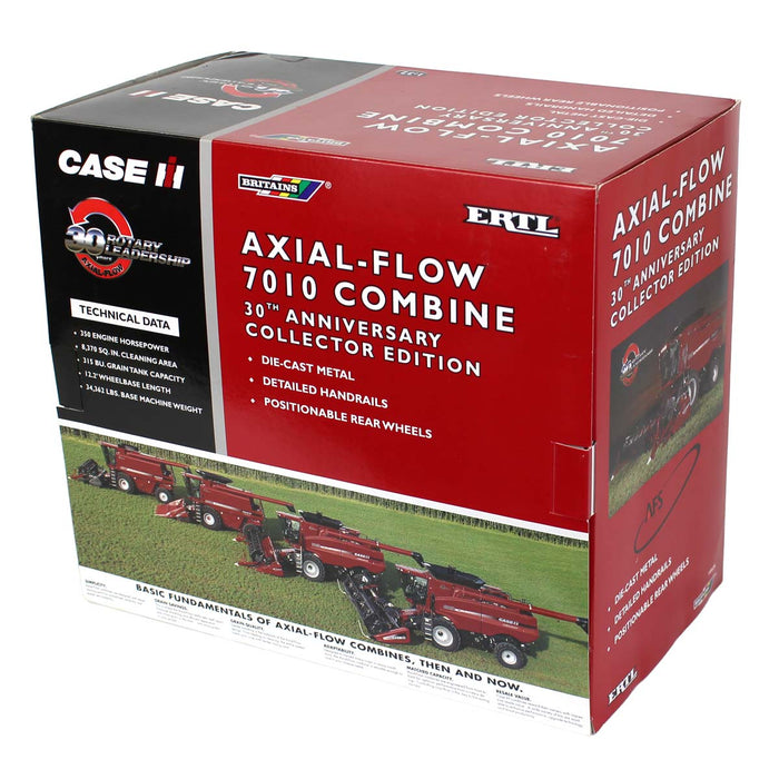 Gold Chrome ~ 1/32 Case IH 7010 Axial Flow Combine, 30th Anniversary Collector Edition