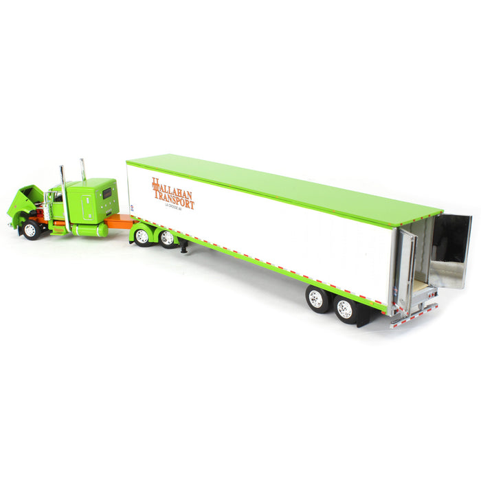 1/64 Peterbilt 389 with 53ft Utility Trailer, Big Rigs #9: Hallahan Transport, DCP by First Gear