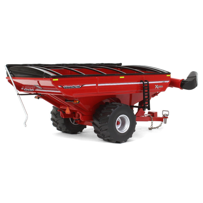1/64 Unverferth X-Treme 1319 Grain Cart with Flotation Tires, Red