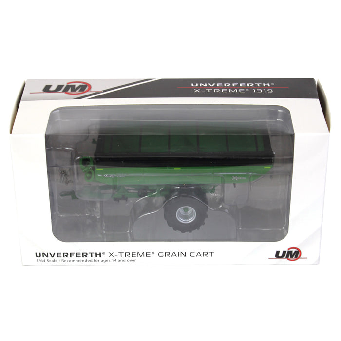 1/64 Unverferth X-Treme 1319 Grain Cart with Flotation Tires, Green