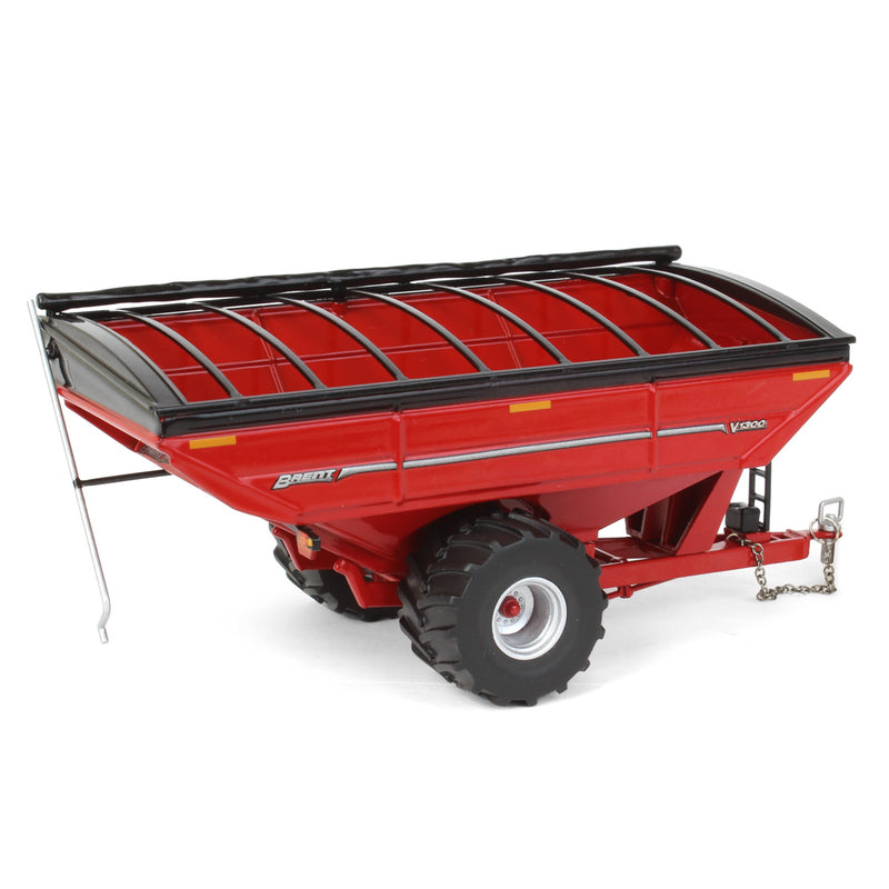 1/64 Brent V1300 Grain Cart with Flotation Tires by SpecCast, Red