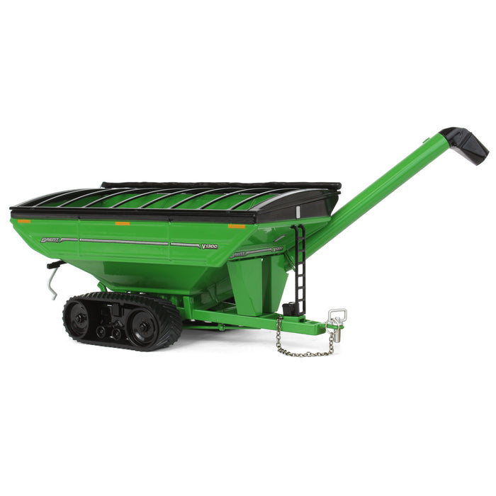 1/64 Brent V1300 Grain Cart with Tracks, Green