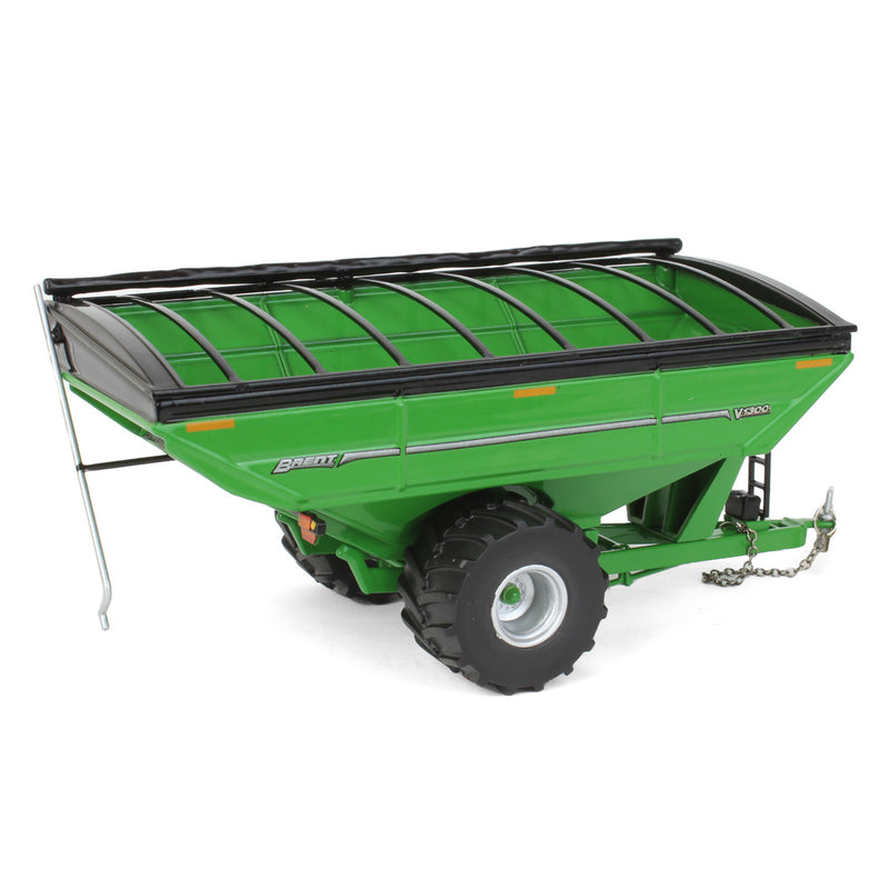 1/64 Brent V1300 Grain Cart with Flotation Tires by SpecCast, Green