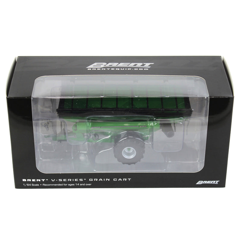 1/64 Brent V1300 Grain Cart with Flotation Tires by SpecCast, Green