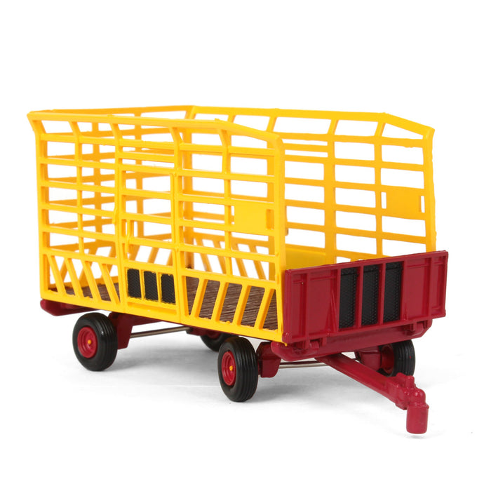 1/64 Bale Throw Wagon, Yellow and Red,  Down on the Farm Series 7