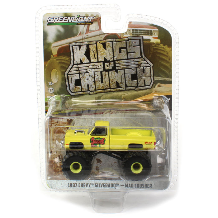 1/64 1987 Chevy Silverado Monster Truck, Mad Crusher, Kings of Crunch 10