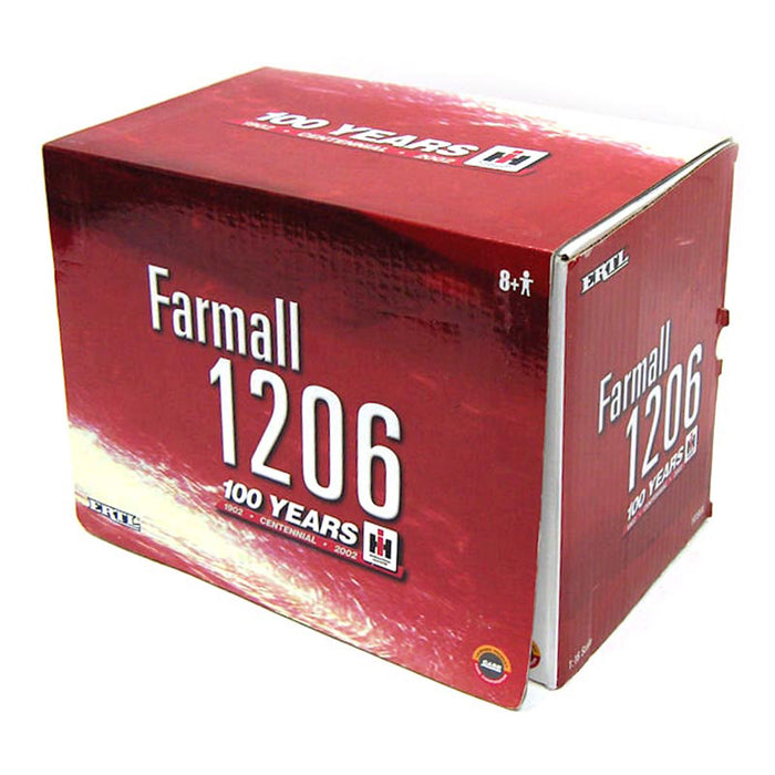 (B&D) 1/16 Farmall 1206 with ROPS, IH 100 Years Centennial Edition - Dusty Item, Damaged Box
